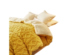 FNINIJEDE Manta Para Sofá-cama, Manta Supermacia E Aconchegante, Dupla Face, Lã Grossa E Fofa, Manta Quente De Inverno, Manta Decorativa De Malha Com Design Lev