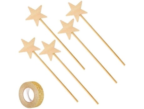 Varitas Mágicas YOUDOIT (Dorado - Madera - 23 cm)