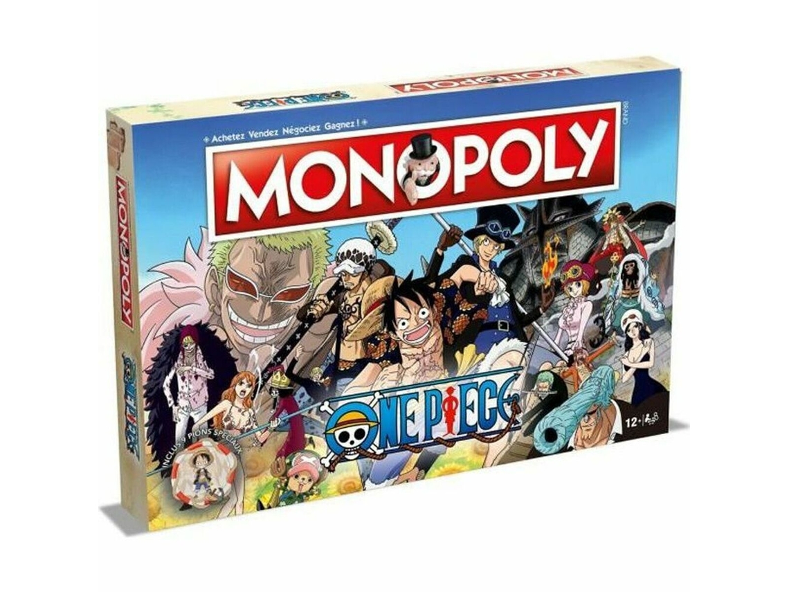 Juego Colectivo WINNING MOVES Monopoly One Piece (Edad Mínima Recomendada: 8 años - Versión en Francés)