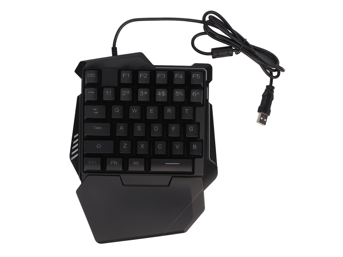 Teclado para juegos RGB de una mano con 35 teclas