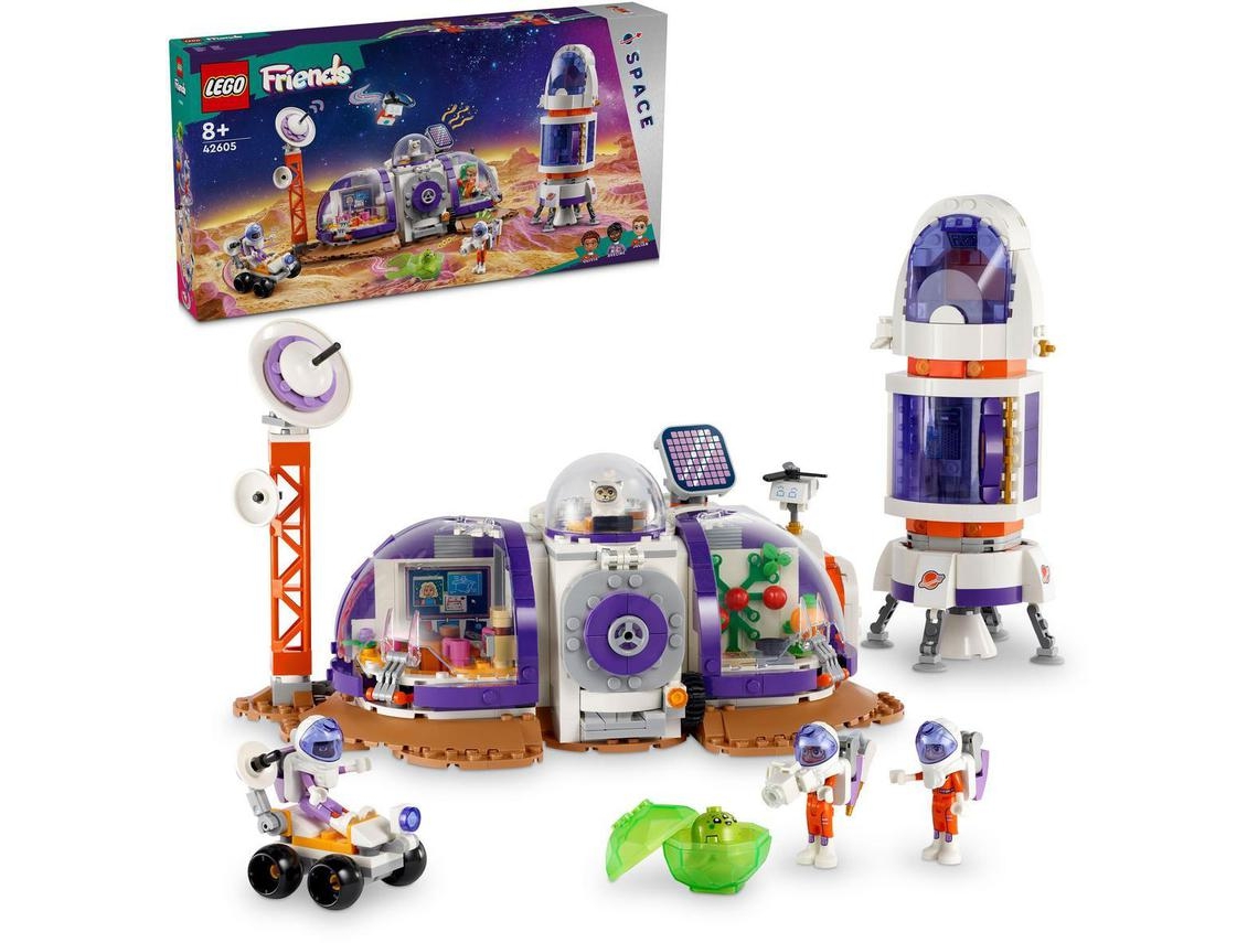 LEGO Friends: Base Espacial e Foguetão de Marte – Set com 4 personagens (981 peças)
