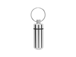 Pastillero Miniatura De Aluminio Con Llavero Impermeable Para Medicamentos.