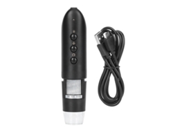 Microscopio Digital Usb Wifi 800x Con Led, Aumento De 1600x1200, Batería De 1400 Mah, Portátil Para Android/ios