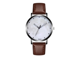 Reloj De Pareja Nary De Cuarzo Analógico De Moda Con Esfera Redonda, Para Mujer, Color Plata Y Oro.