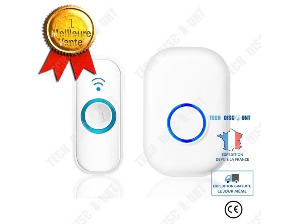 Timbre Inalámbrico Inteligente Td® Para Puertas De Casas Nuevas Con Control Remoto Dingdong Brilvibera_ozo
