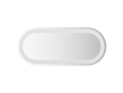 Espejo De Baño Led VIDAXL Transparente Cristal (70 x 30 cm)
