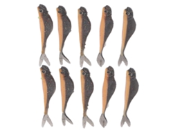 Señuelo Minnow de 4 pulgadas con marca de pesca.