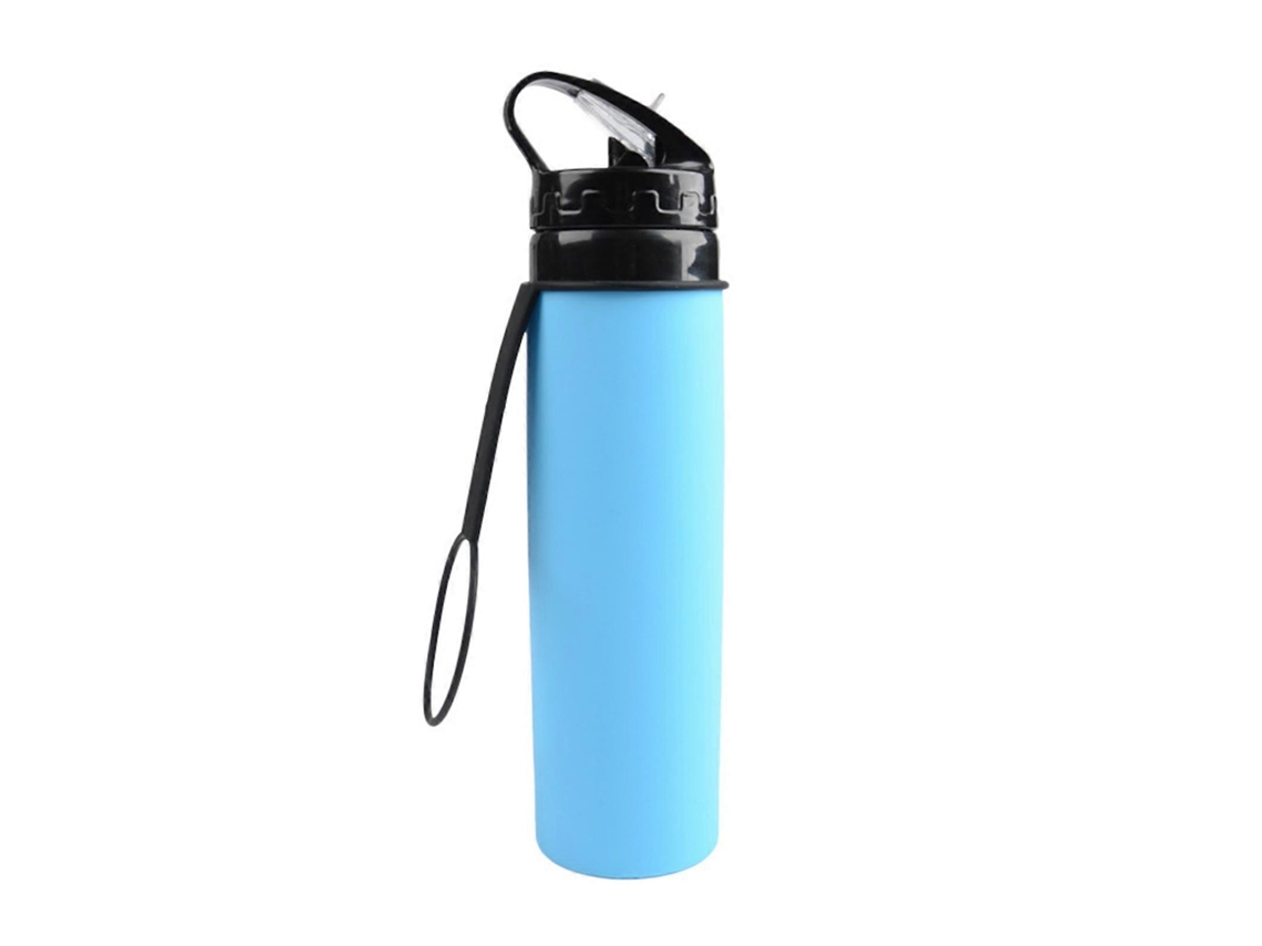 Botellas De Agua Plegables De Silicona Ligeras, Reutilizables, A Prueba De Fugas, Deportivas, Plegables, Rojas Rosewell
