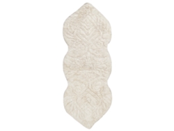 Alfombrilla de baño de algodón beige 150 x 60 cm CANBAR