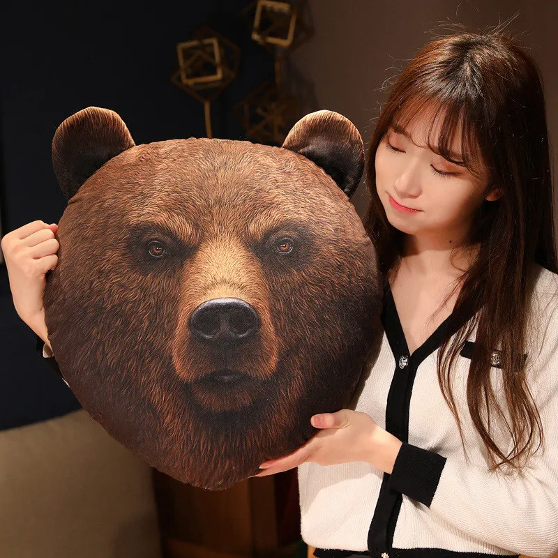 (oso Pardo De 40 Cm) Almohada/respaldo Para Cabeza/espalda Con Forma De Animal Simulado Para Adultos Con Soporte Lumbar.