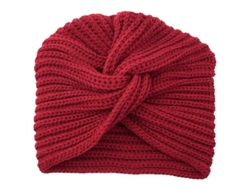 2026-gorro De Lana Tejido Para Mujer Con Diseño De Cruz Casual Elegante