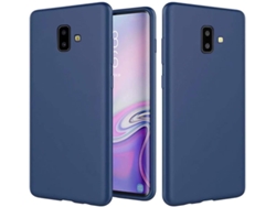 Protector de Pantalla Protetora Gel Forro para Samsung Galaxy J6 Plus HONGWE. Azul