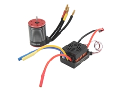 Kit De Motor Sin Escobillas Impermeable De 3600 Kv Y Esc De 60 A Para Coches Rc A Escala 1/10, 1/12 Y 1/16 - Alto Par Motor