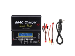 Cargador Descargador Inteligente De Equilibrio B6ac V2 80w 7a Aluminio Cable Incluido Plug Eu 220v Negro