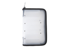 Bolsa De Cebo Para Pesca Transparente Portátil Resistente Al Agua 12 Compartimentos Con Gancho Estuche De Accesorios De Pesca