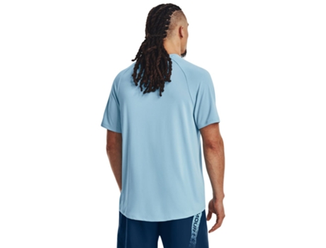 Camiseta de Hombre para Fitness UNDER ARMOUR Tech Regular Azul (XL)