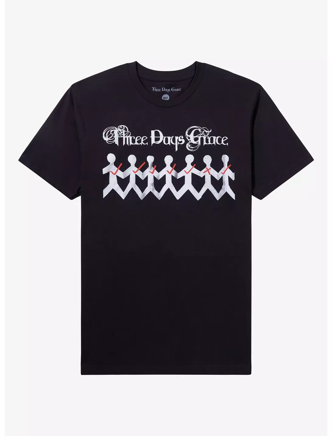 Rockinstone Three Days Grace One-x Paper People T-shirt Unisex Adults Size:xxl