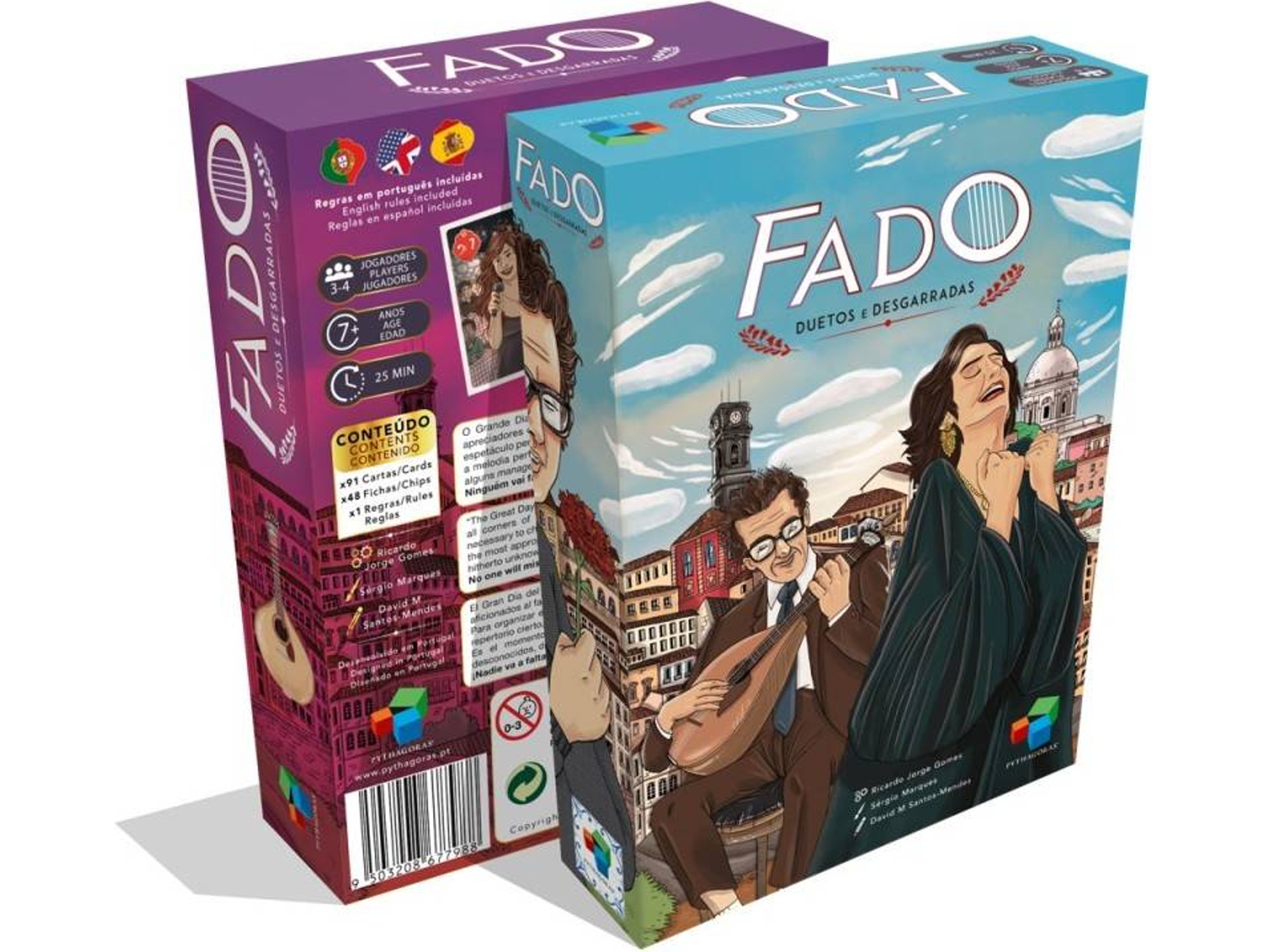 Juego de Mesa PYTHAGORAS Fado: Duetos y Desgarradas (Portugués - Edad Mínima: 7)