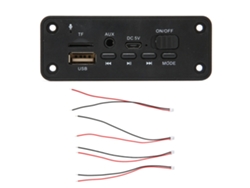 Placa Decodificadora Mp3 Bluetooth 2x3w Módulo Multifuncional Reproductor Bluetooth 5.0 Negro