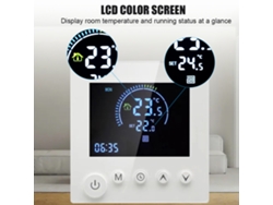Termostato Programable Inteligente Tuya Para Montaje En Pared Con Sensor Ntc Y Control Por Aplicación Para El Hogar.