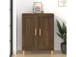 Aparador Madera Contrachapada Marrón Roble 69,5x34x90 Cm