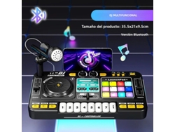 Mezclador de DJ infantil con micrófono y tocadiscos Bluetooth. Mdug (versión Bluetooth).