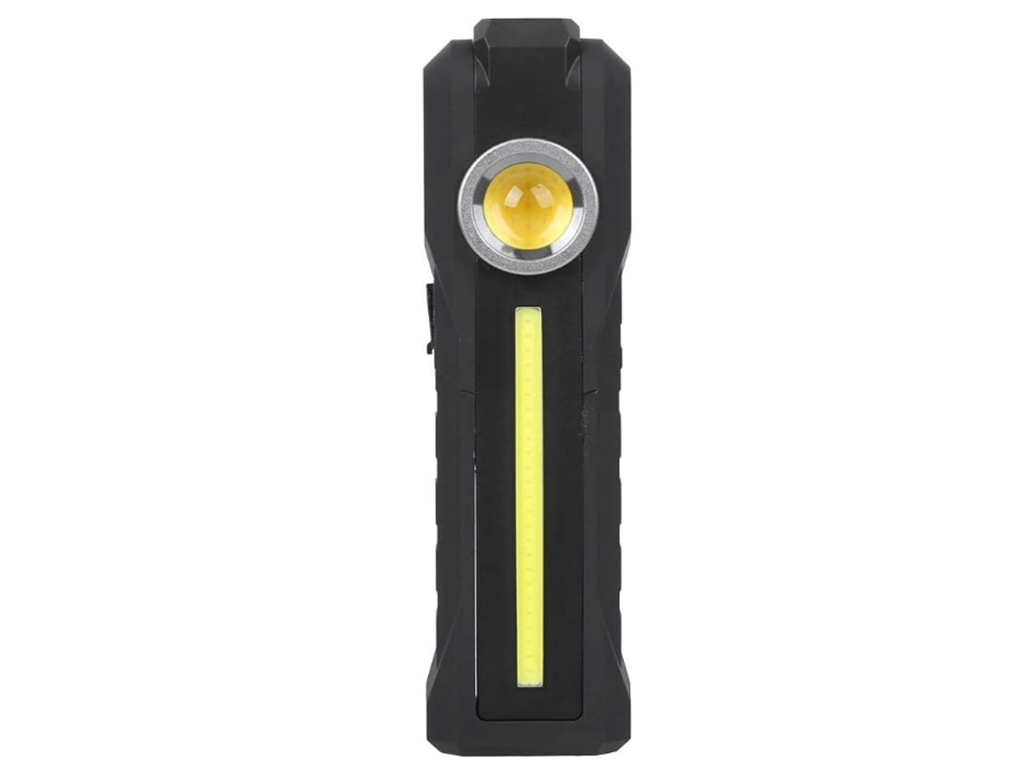 Linterna ecológica con gancho de elevación 360, control de mesa de trabajo, antorcha ultravioleta, la antorcha está hecha de Material Tpr negro YEMAESRE