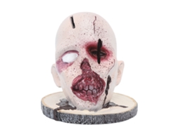 Estante De Almacenamiento De Cocina Decorativo Y Estable Multifuncional Con Diseño De Cabeza De Terror Para Cuchillos Y Decoración.