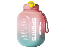 Botella de agua reutilizable grande, capacidad de 2500 ml, ideal para deportes NEVEANCE