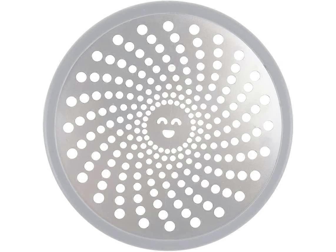 Capturador De Pelo Para Drenaje De Ducha Filtro De Acero Inoxidable 4.5 Pulgadas Tapón Anti-pelo Rejilla Para Baño Cocina Bañera - Plata