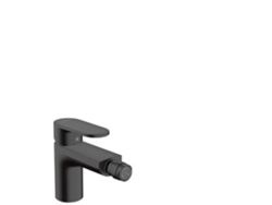 HANSGROHE Vernis Blend monomando para bidé, con desagüe automático, proyección de 127 mm, 71210, Color: Negro Mate