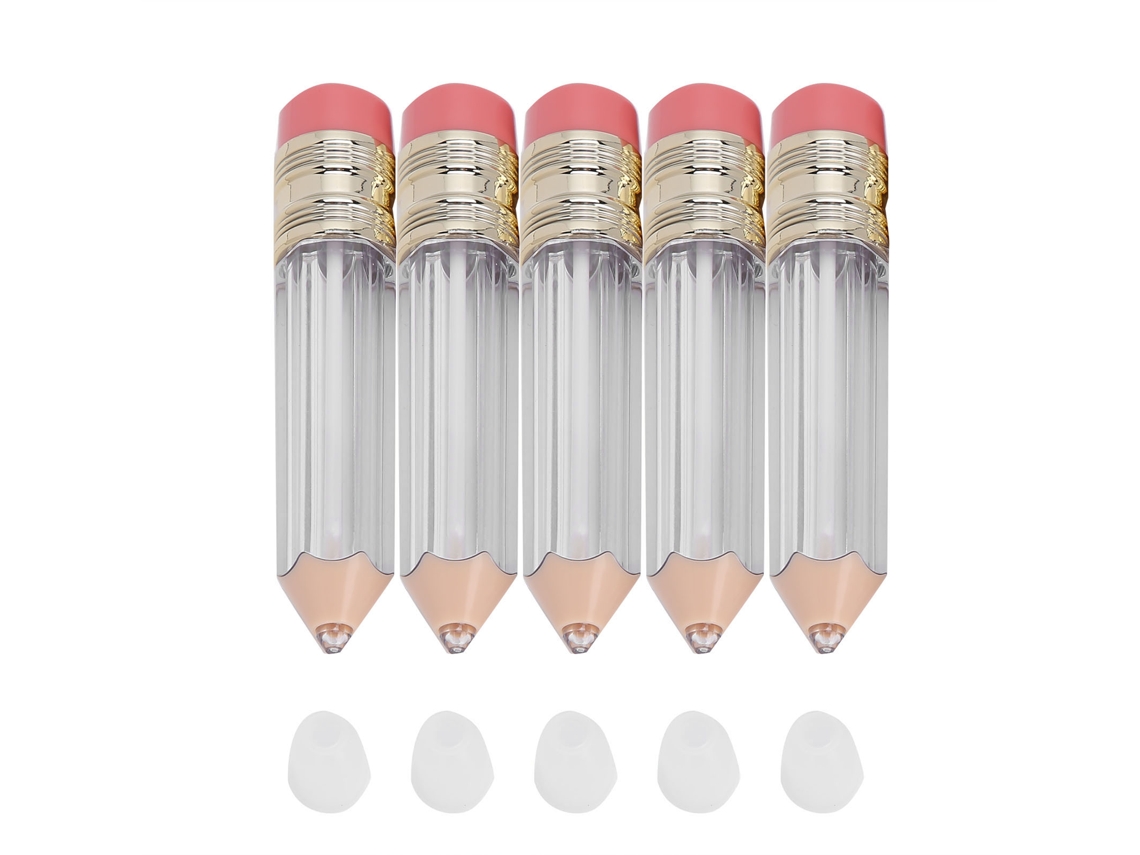 Peças De Frascos E Tubos De Brilho Labial Reutilizáveis Para Ferramenta De Maquiagem Diy