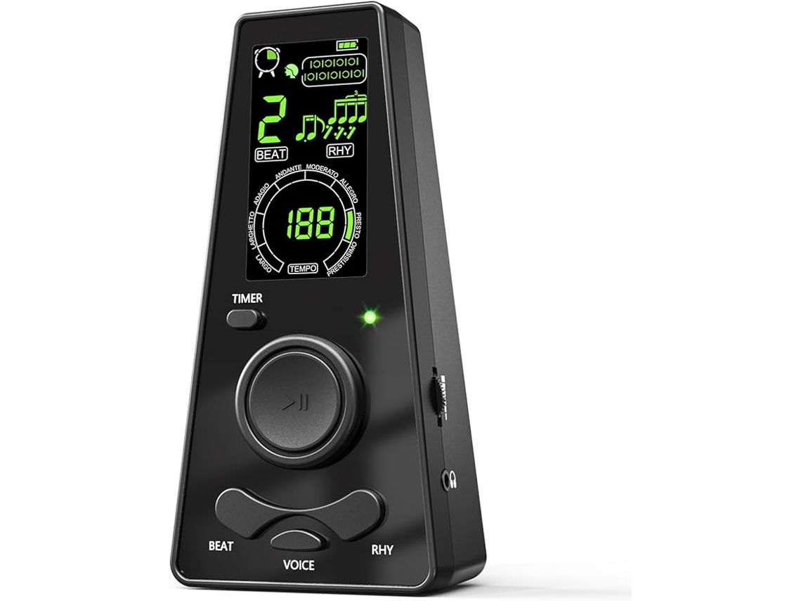 Metrónomo Digital Electrónico Para Músicos Piano Guitarra Instrumento De Violino Volumen Y Velocidad De Batida Universal Ajustable