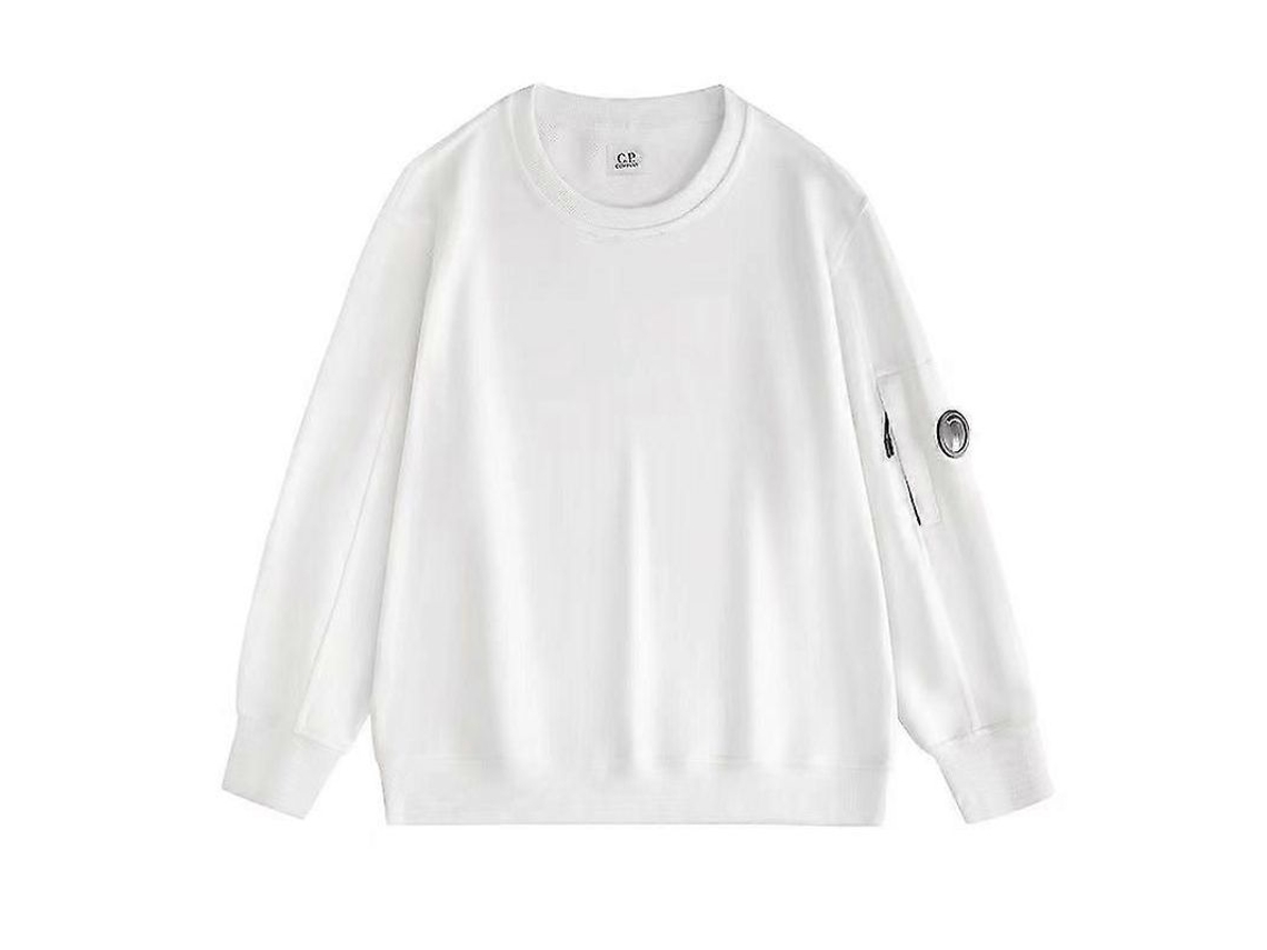 Camiseta Con Capucha Hombre Invierno Casual Liso Cremallera Bolsillo Algodón Talla M-xxl L Blanco