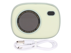 Mini Calentador De Manos 2 En 1 Con Batería Recargable Usb De 10000 Mah Para Camping - Verde