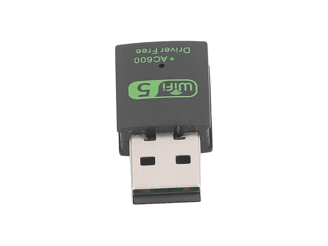 Baoj-2026 Adaptador de tarjeta USB inalámbrico WiFi Bluetooth 5.0 de doble banda 2.4G 5G 600Mbps para PC portátil y de escritorio