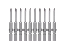 10 Puntas Para Destornillador Eléctrico, Cabeza Phillips, Acero Aleado S2 Magnético, 3 Mm, 6 X 60 Mm, Herramientas Manuales