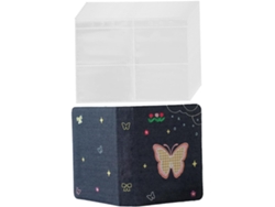 Álbum Fotos Portátil Tamaño A5 4 Compartimentos Cantidad Páginas Interiores Pvc Ligero Organizar Tarjetas