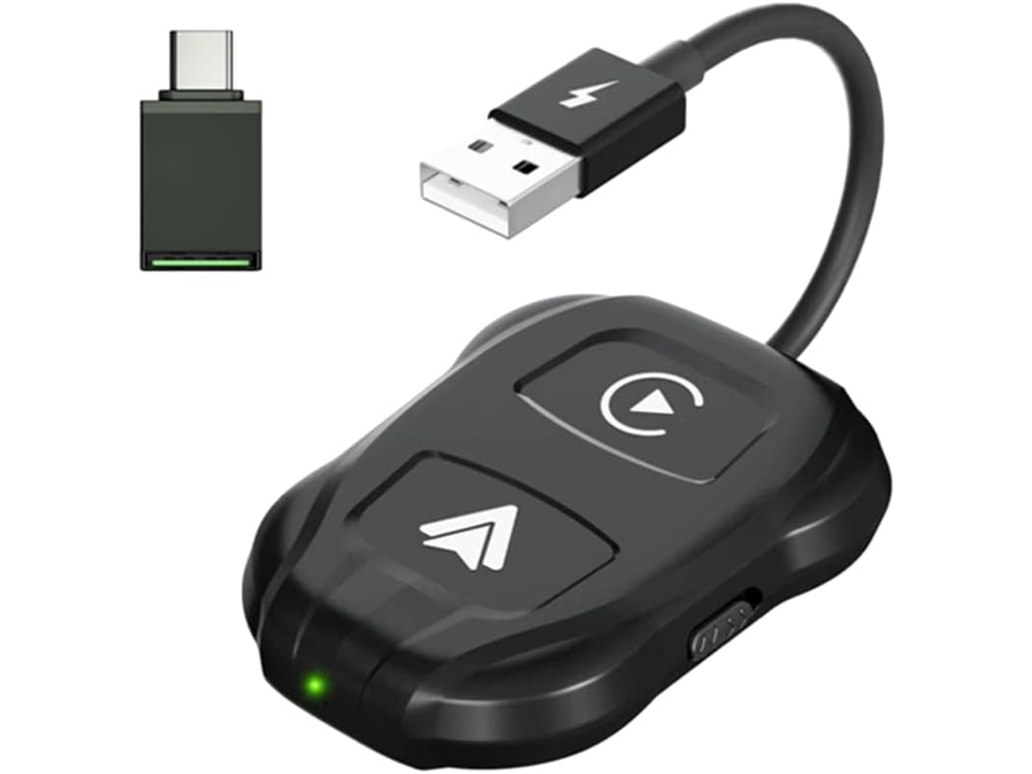Adaptador 2 En 1 Con Cable Para Carplay Y Android Auto Para Actualización De Coche