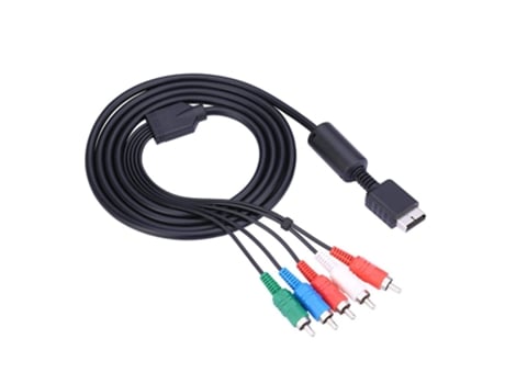 Cabo Av Componente Cabo de Áudio/Vídeo Av com Vários Componentes para Sony Playstation Ps2 Ps3