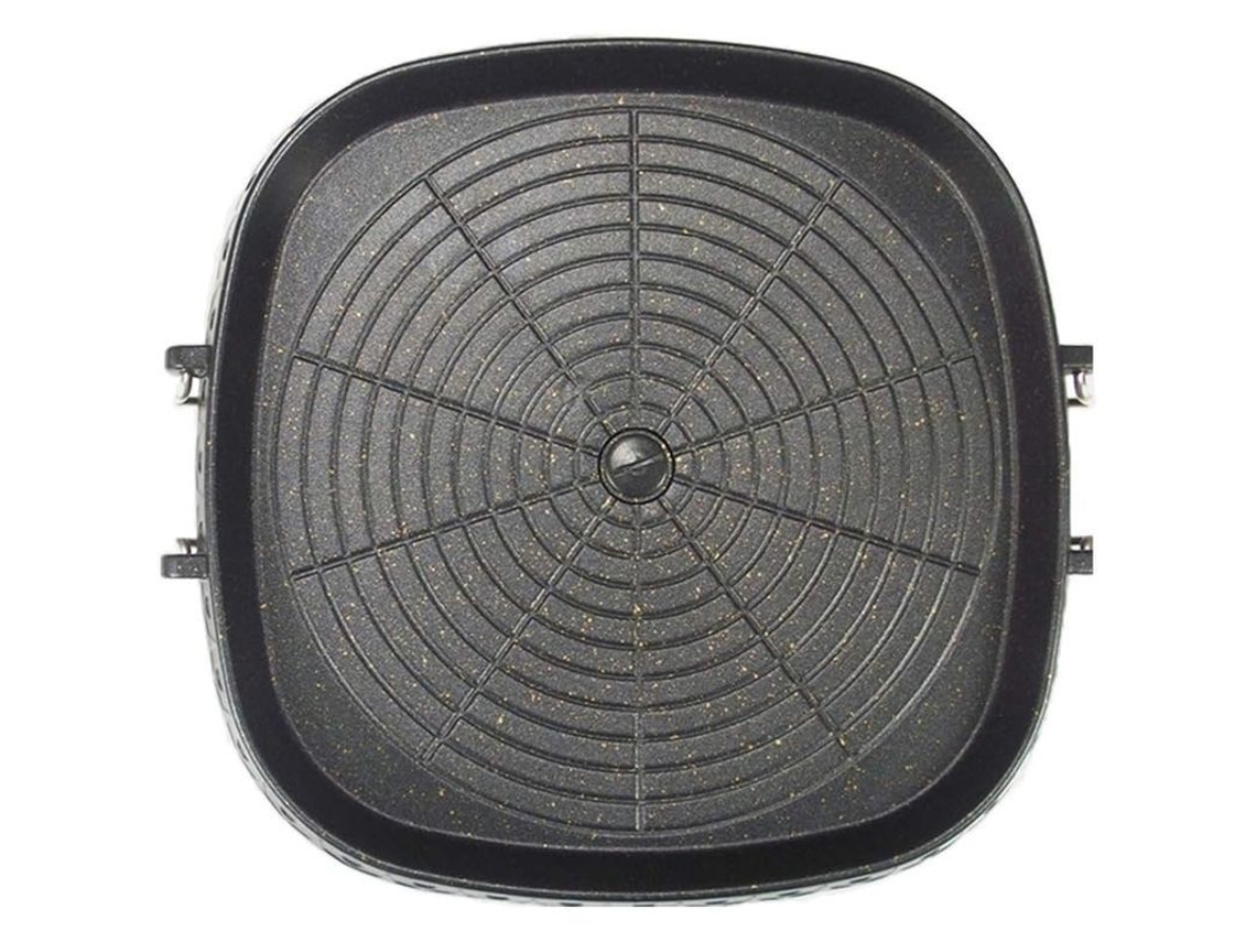 Sartén Cuadrada Coreana Para Barbacoa Con Revestimiento Antiadherente Maifan, Ideal Para Cocinar Con Gas Y Barbacoas Al Aire Libre.