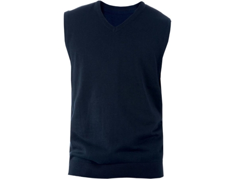 Chaleco KARIBAN Algodón Hombre (XL - Azul)