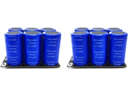 Condensadores De 2,7 V Y 500 Μf, 6 Unidades, 1 Paquete, Alta Capacidad Con Placa Protectora