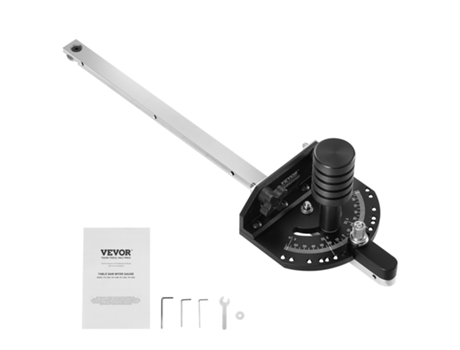 VEVOR Sierra de mesa de precisión calibre inglete ranura estándar 3/4'' x 3/8'' aleación de aluminio