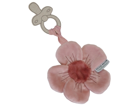 Porta-Chupetes LITTLE DUTCH (Polyester - Rosa - 17 x 11,5 x 1 cm)