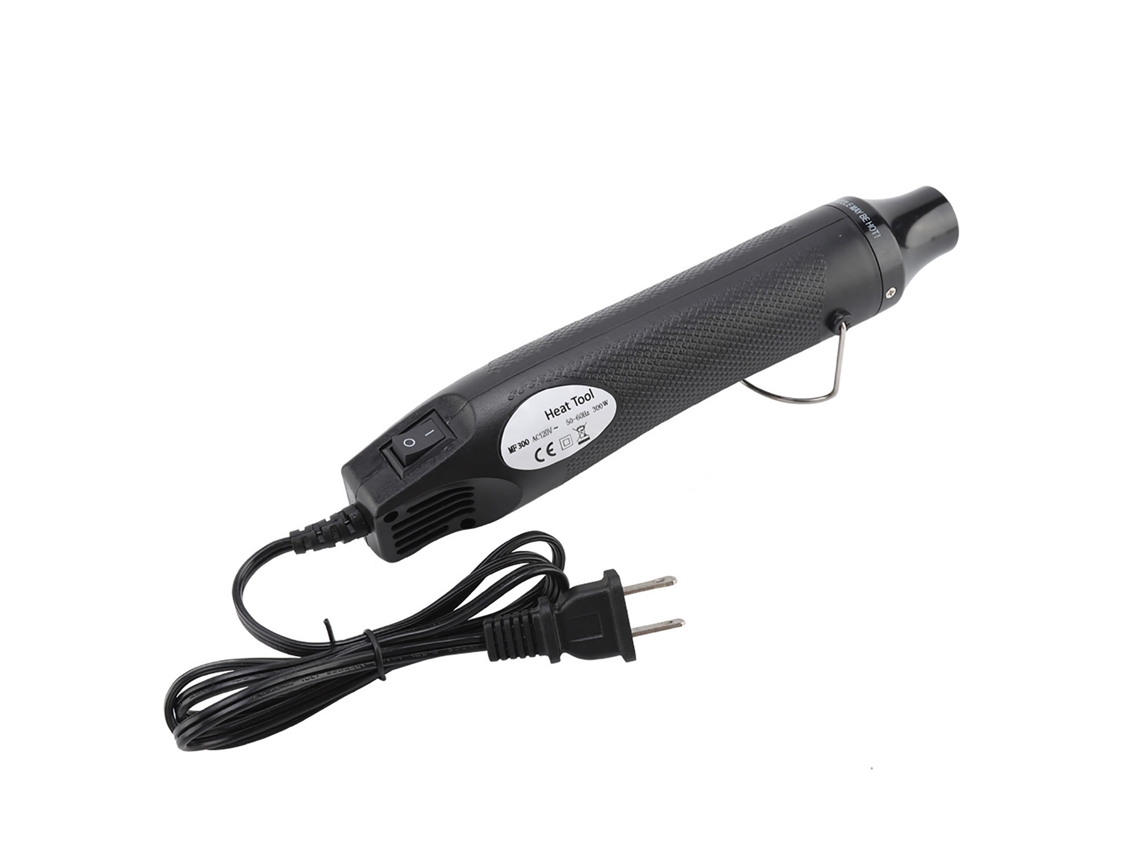 Pistola De Aire Caliente De 300 W, Herramienta Eléctrica Para Repujado Diy, Multiusos, Negra