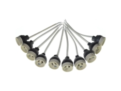 Base de bomba GU10 para iluminación empotrada y focos LED con cable de silicona VDE CE de 20 cm