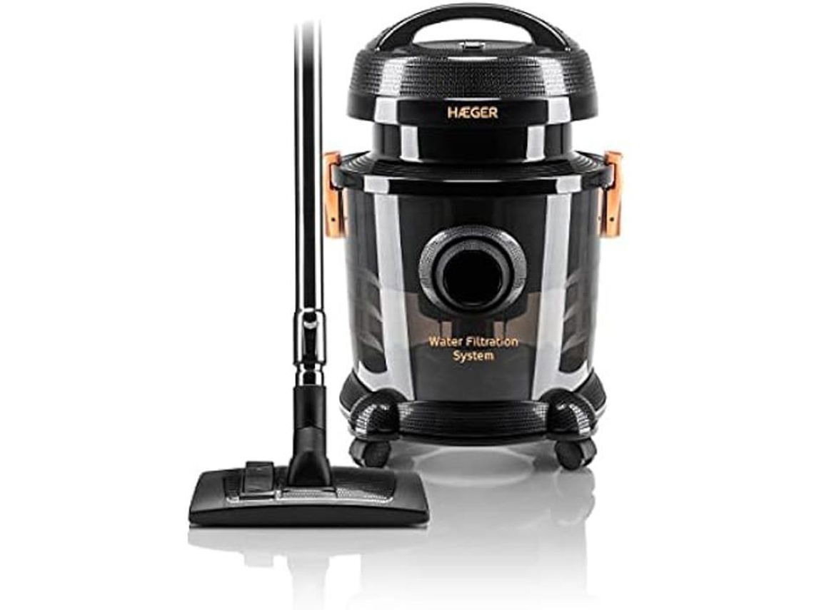 Azucarero de cocina Haeger Aquaclean 1200, 1200 W, 9 L, filtro Jortmrd