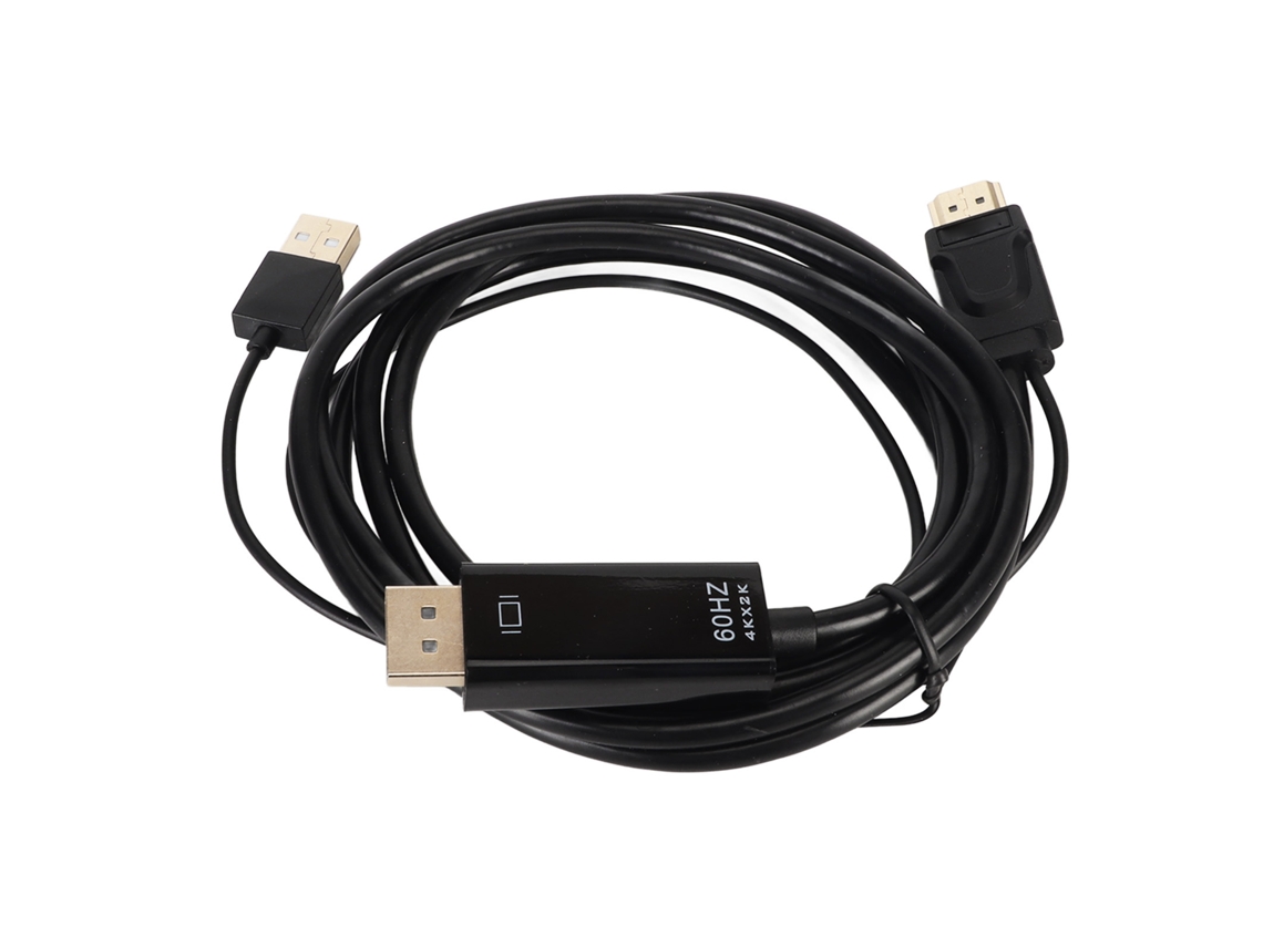 Cable HDMI a DP 4K 60Hz, convertidor de pantalla Plug and Play