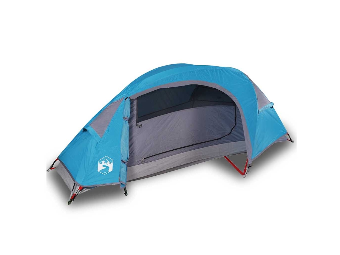 Tienda de campaña iglú VIDAXL para 1 persona impermeable azul